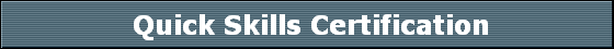  Quick Skills Certification